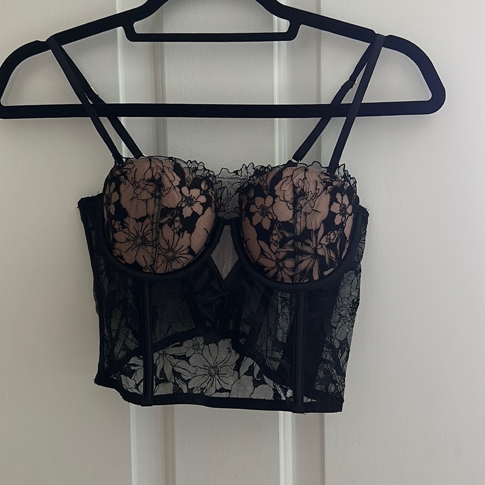Victoria secret corset black size S